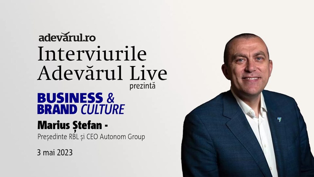 Business cu sens nu înseamnă doar profitul. Viziunea lui Marius Ștefan, Președinte RBL și CEO Autonom Group