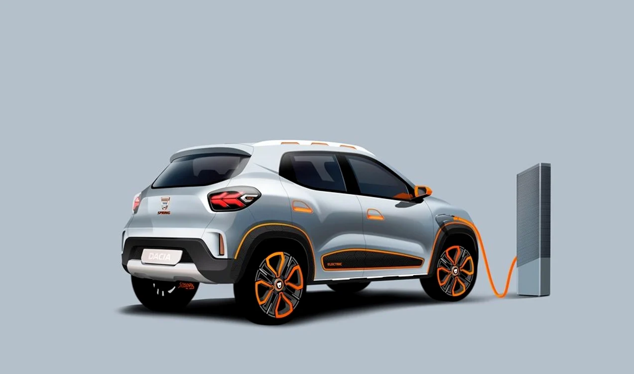 Dacia Spring vedere spate