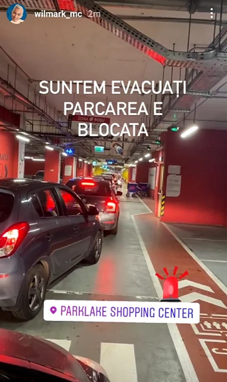 Wilmark se afla în mall la ora la care a fost anunțată amenințarea cu bombă 