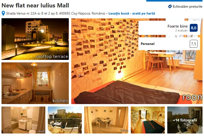 Cea mai ieftină cazare: 855 de lei pentru două persoane. FOTO: Booking.com