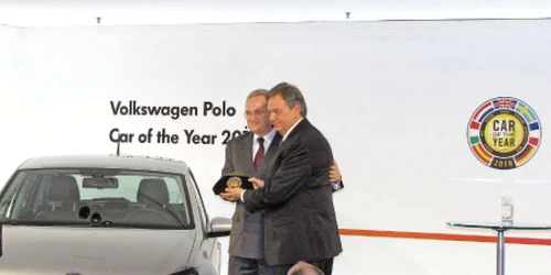 Martin Winterkorn şi Hakan Matson, la decernarea titlului