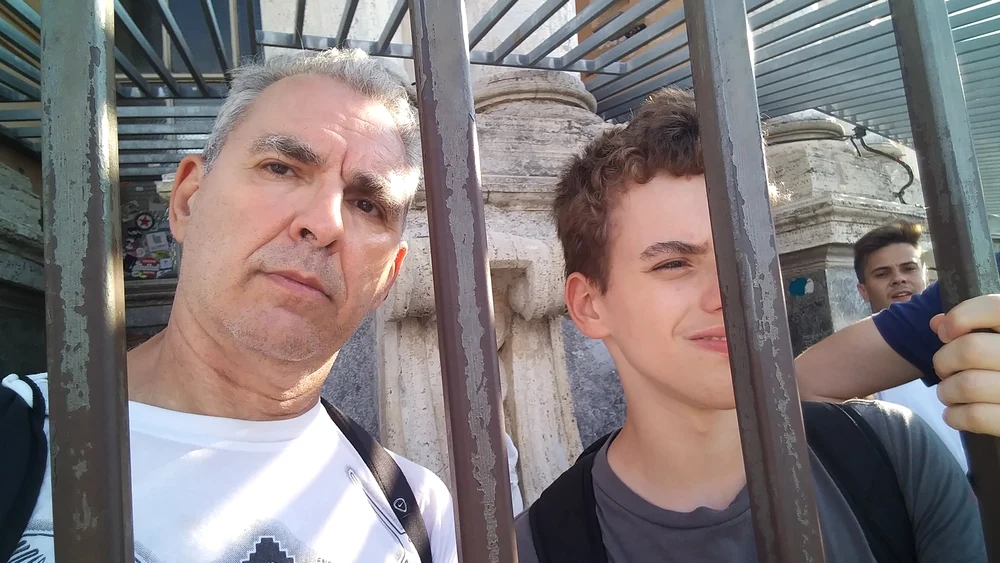 Andrei Ursu și fiul său Arhivă personală
