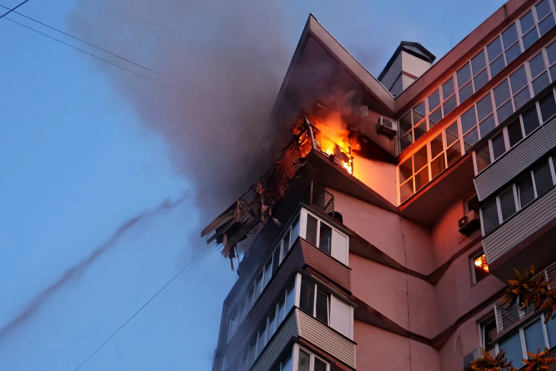 Atac rusesc în Kiev
