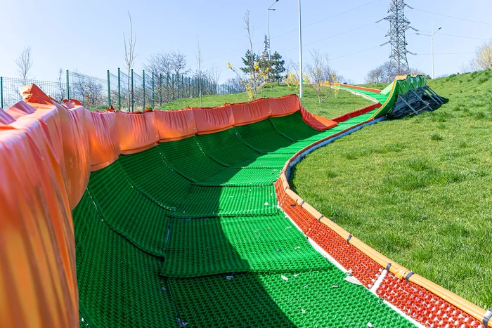 Parcul de Aventură de lângă plaja Dunărea, aproape gata FOTO: Primăria Galați