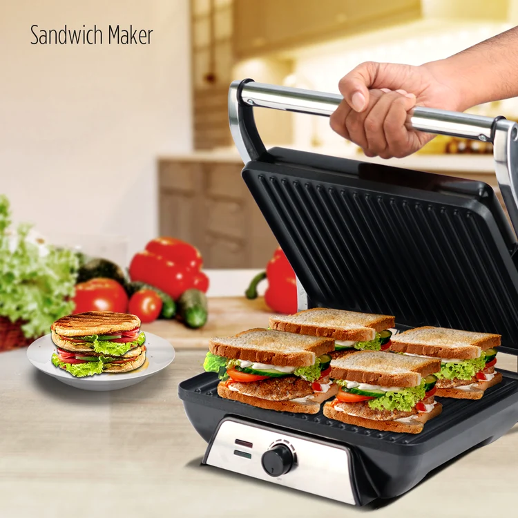 Sandwich maker pentru 4 sandvișuri Sursă calandre56 fr