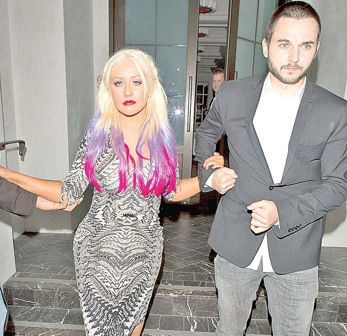 Aguilera, pe patru cărări, la braţul iubitului Matt Rutler