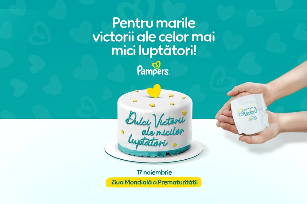 Pampers celebrează micii luptători născuți prematur și continuă donația anuală de scutece către maternități