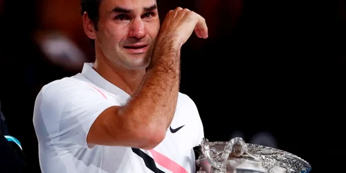 Roger Federer in lacrimi FOTO Getty Images