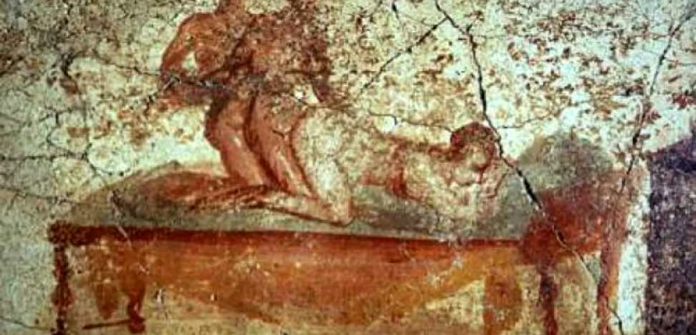 Imagine surprinsă într-o casa din oraşul Pompei