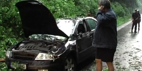 Şase automobile au fost avariate