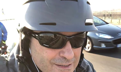 Lucian Mindruta prima cursa pe bicileta din 2018 jpeg