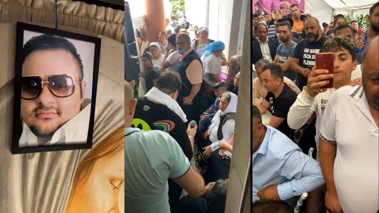 Priveghi al unui rom din Râmnicu Vâlcea împuşcat în America cu peste 100 de participanţi Foto colaj