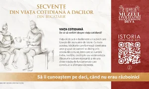 Expoziția „Secvențe din viața cotidiană a dacilor” (foto: Muzeul Civilizaţiei Dacice şi Romane Deva)