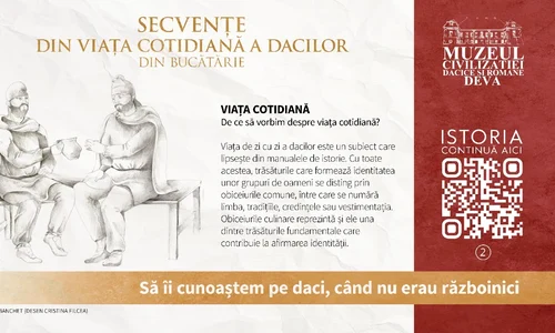 Expoziția „Secvențe din viața cotidiană a dacilor” (foto: Muzeul Civilizaţiei Dacice şi Romane Deva)