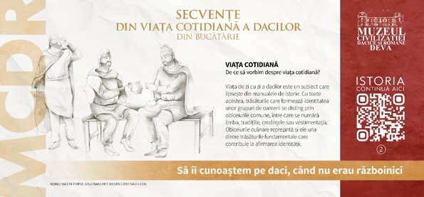 Expoziția „Secvențe din viața cotidiană a dacilor” (foto: Muzeul Civilizaţiei Dacice şi Romane Deva)