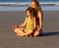 Gisele Bündchen făcând yoga jpeg