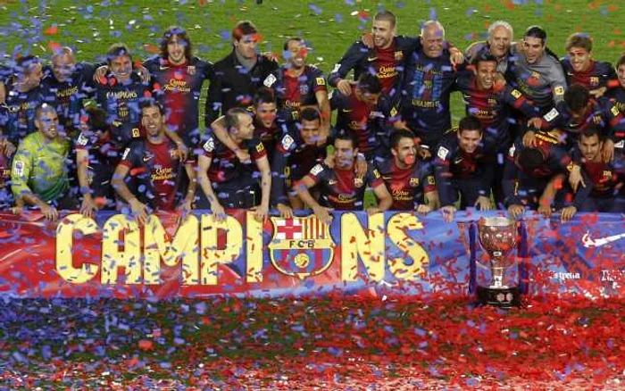 FC Barcelona a câştigat cel de-al 22-lea titlu FOTO Reuters