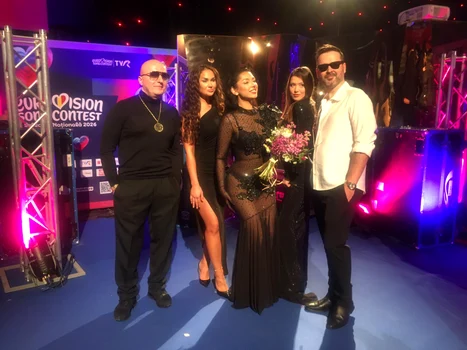 „Muza” lui Costi Ioniță, atmosferă de senzație la Eurovision / foto: Click!