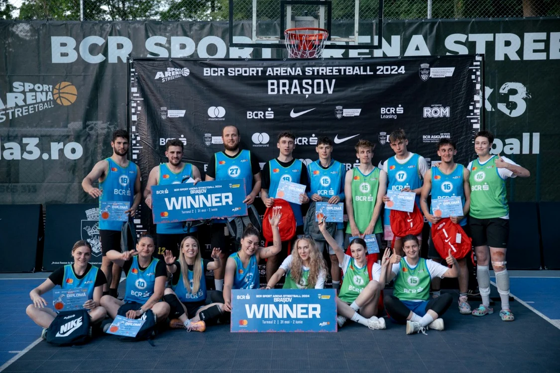Campionii etapei brașovene a BCR Sport Arena Streetball 2024