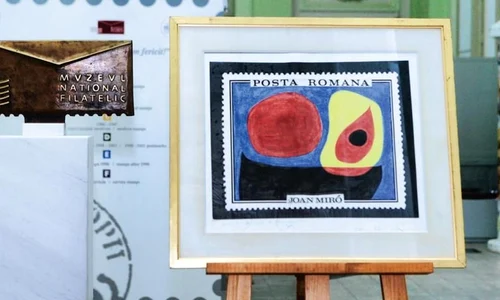 Acuarelă Joan Miró donată României lui Ceauşescu jpeg