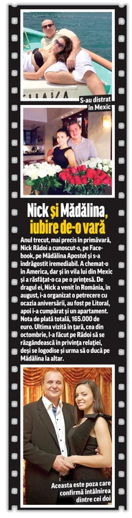 Nick şi Mădălina, iubire de-o vară
