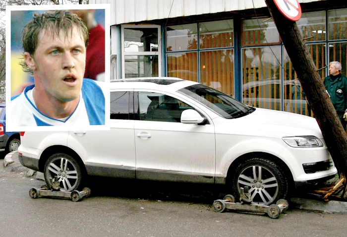 Bâlbă a intrat în stâlp