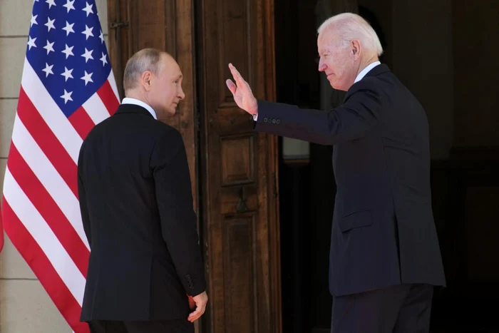 Preşedintele Rusiei Vladimir Putin şi omologul său american Joe Biden