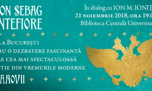 Simon Sebag Montefiore, la Bucureşti, într un dialog cu Ion M  Ioniţă jpeg