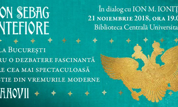 Simon Sebag Montefiore, la Bucureşti, într un dialog cu Ion M  Ioniţă jpeg