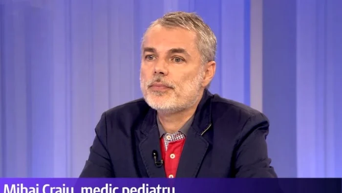 Conf.dr. Mihai Craiu, medic primar pediatru Foto: Captură