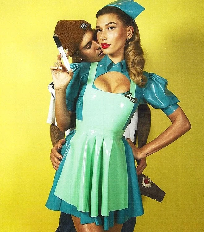 
    Hailey, 23 de ani și Justin Bieber, 26 de ani s-au costumat asortat pentru petrecerile de Halloweenfoto: Instagram  