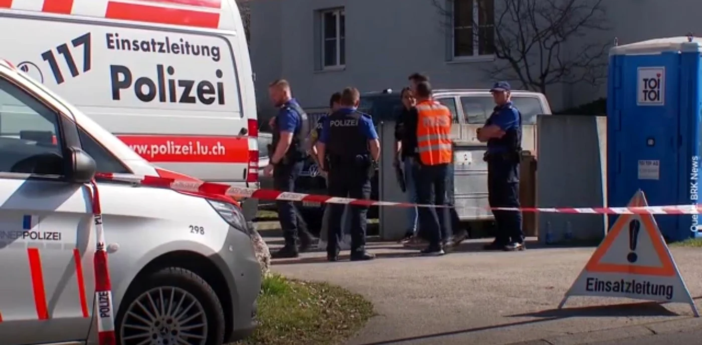 Poliţiştii l-au reţinut pe iubitul femeii, tot român, ca principal suspect. Foto: captură video