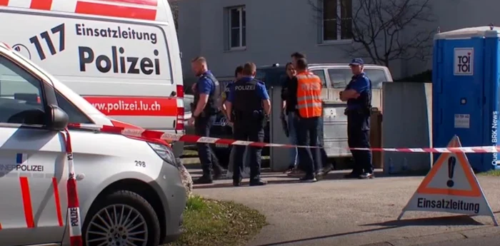 Poliţiştii l-au reţinut pe iubitul femeii, tot român, ca principal suspect. Foto: captură video