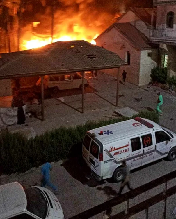 Spitalele din Gaza au fost ţinte ale atacurilor Israelului, foto arhivă