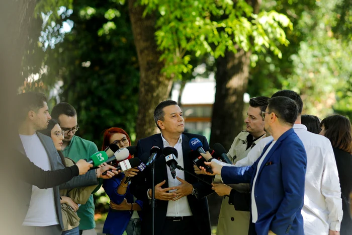 Liderul interimar al PSD a precizat că va exista o consultare în partid FOTO Inquam/Malina Norocea 
