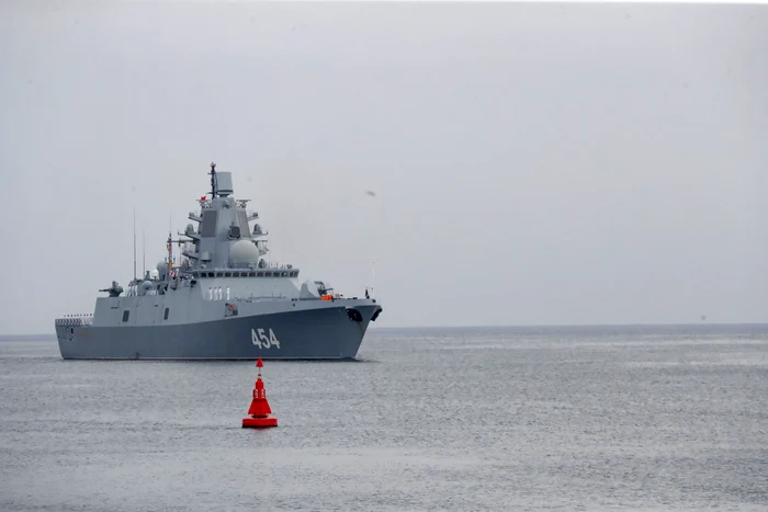 Navă rusească ajunsa pe 12 iunie în portul din Havana FOTO AFP
