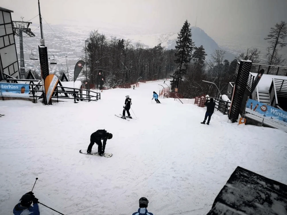 Pe pârtie nu s-a mai schiat de câțiva ani FOTO Arhiva Adevărul