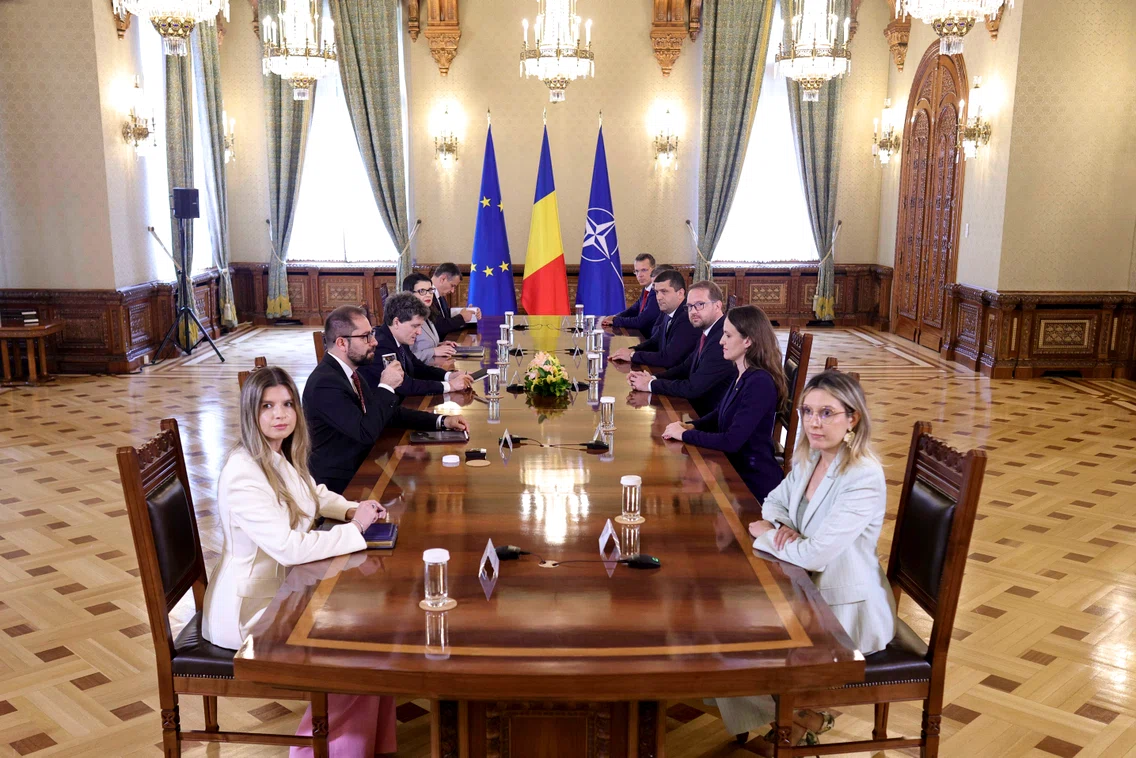 USR participă la consultările de la Cotroceni. FOTO: Inquam/Octav Ganea