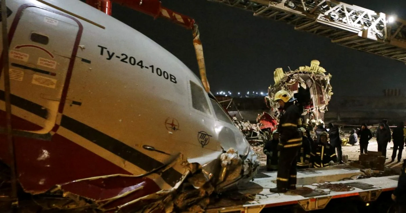 Incidentul aviatic a avut loc în condiţii meteo nefavorabile, aeroportul Moscova-Vnukovo fiind învăluit în ceaţă FOTO Reuters