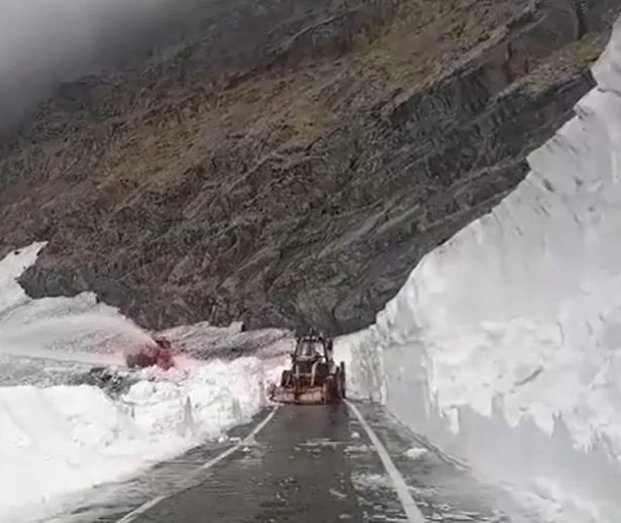 Transfăgărăşan, 26 mai. Captură video CNAIR