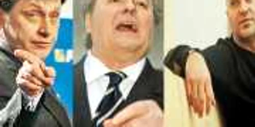 Crin Antonescu, Corneliu Vadim Tudor şi Dan Capatos au întors pe toate feţele imaginile în care Emil Boc era gol-puşcă