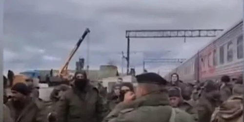 Soldati recent mobilizati protesteaza in regiunea Belgorod Captura YouTube jpg