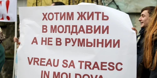 protest antiromanesc la chisinau limba romana FOTO Alexandru Tarlev