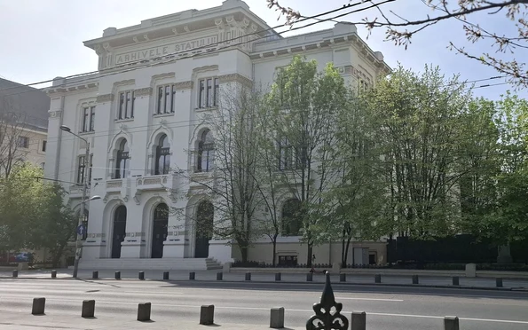 Sediul actual al Arhivelor Naționale ale României; București, bd Regina Elisabeta nr. 49, restaurat (© Facebook / Arhivele Naționale ale României)