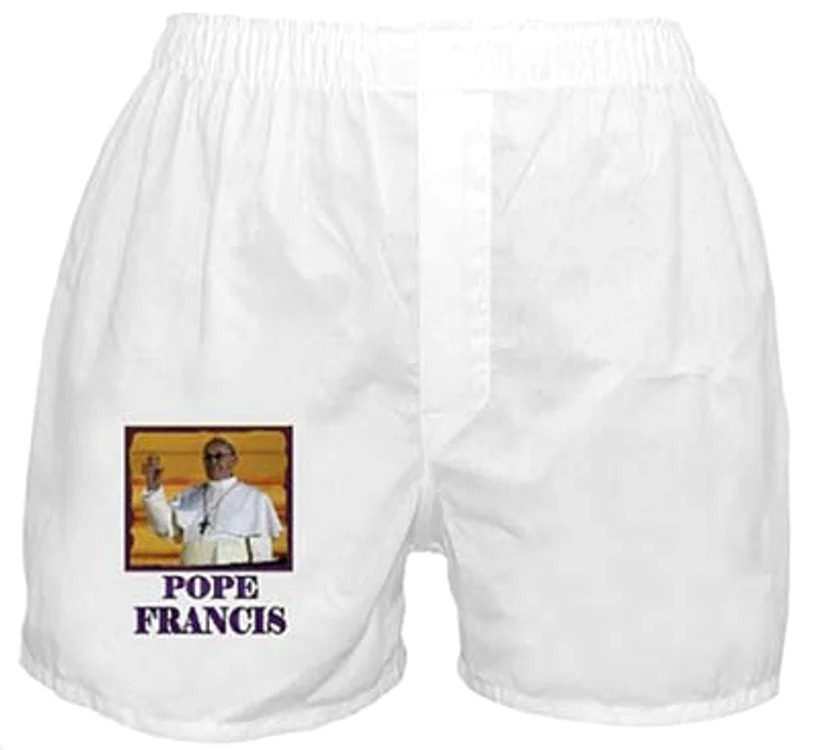 Suvenirurile cu chipul Papei  Francisc sunt vândute  pe site-ul CafePress.com
