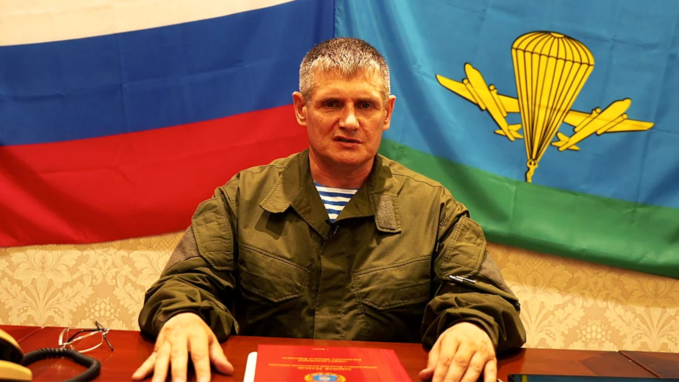 Comandantul Mihail Teplinski FOTO The Moscow Times