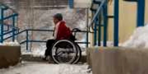 Pentru Florin, "plimbarea" de ieri a fost o adevărată aventură. Foto: Cosmin Costache