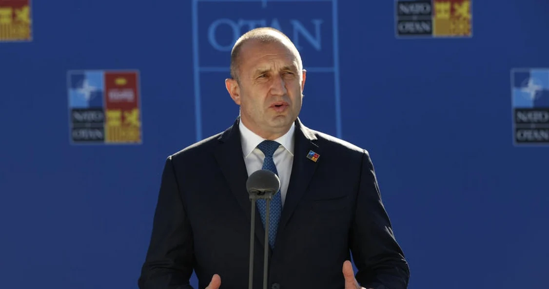 Rumen Radev la summitul NATO de la Madrid. FOTO EPA EFE