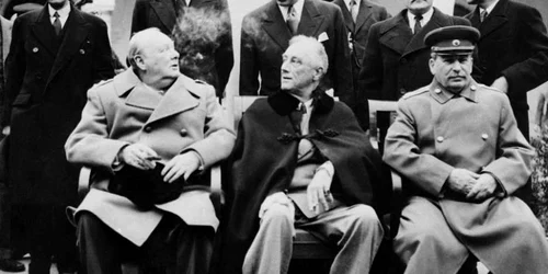 Winston Churchill Franklin Roosevelt Iosif Stalin Yalta 1945 FOTO AP