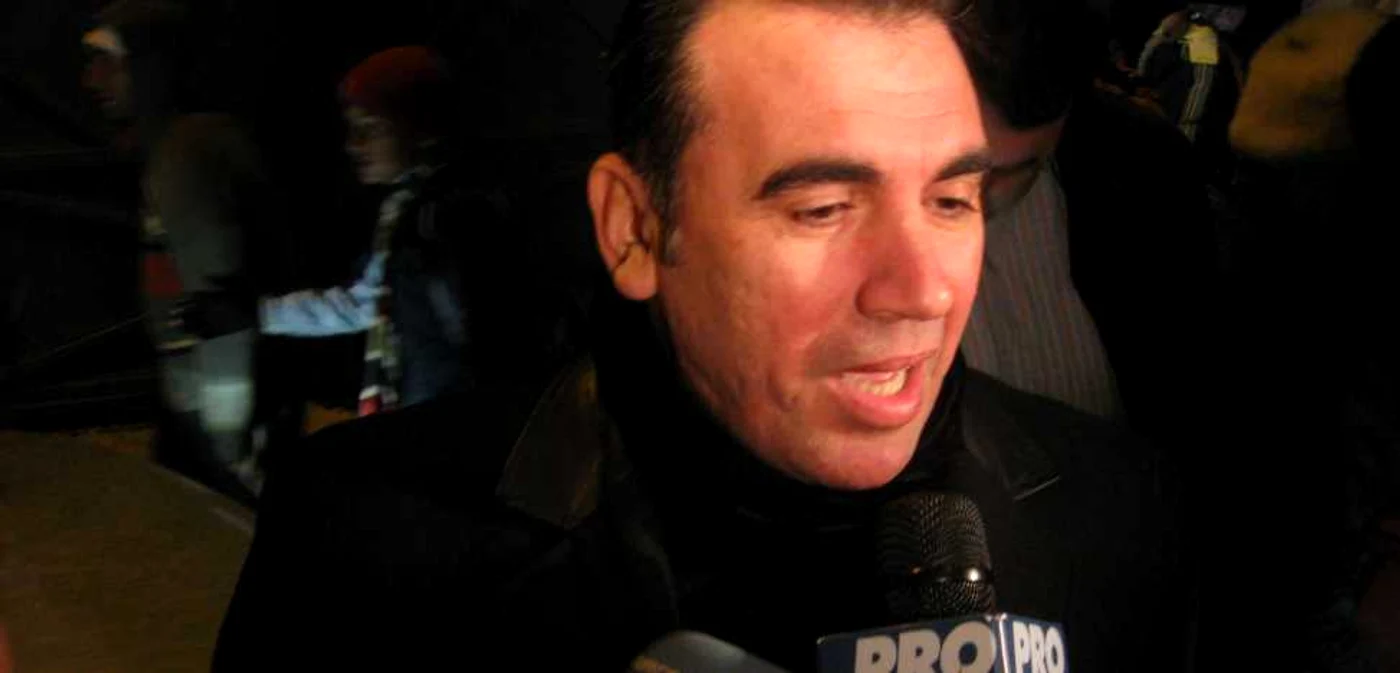 Cornel Penescu, la ieşirea din Penitenciarul Mărgineni